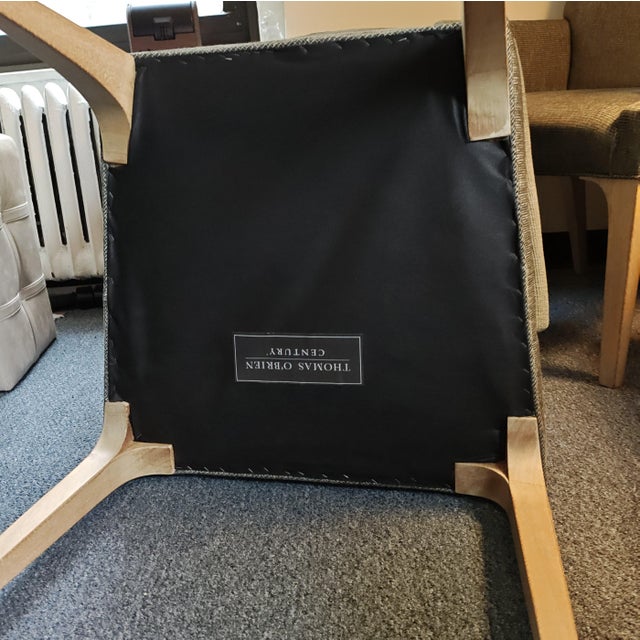 2010s Century Furniture Thomas O'Brien Trevor Armchair Set For Sale - Image 5 of 11