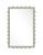 Contemporary Fleur Home Garden District Valmont Rectangle Mirror in Mizzle, 38.75x49 For Sale - Image 3 of 3
