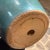 Vintage Modern Aqua Blue Planter For Sale - Image 9 of 9