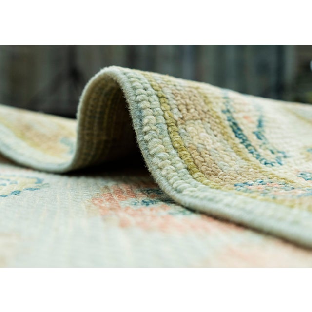 Turkish Oushak Rug 2'4" x 4'10" #20122 For Sale In Houston - Image 6 of 8
