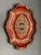 Vintage Orange & Gold Florentine Style Wooden Tray For Sale In Jacksonville, FL - Image 6 of 9