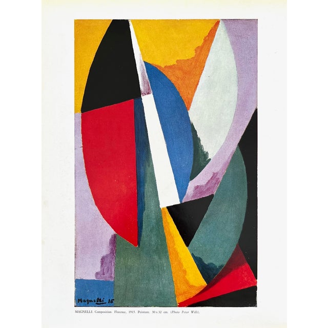 Artist: Alberto Magnelli Country: Italy Title: Untitled Medium: Offset Marks: Not signed, not numbered Paper Size: 15 x 11...