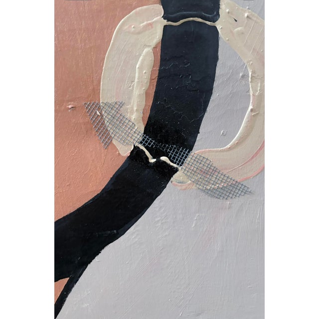 Abstract Mixed Media Painting by Christopher Shoemaker, 48” H X 36” W For Sale - Image 6 of 9