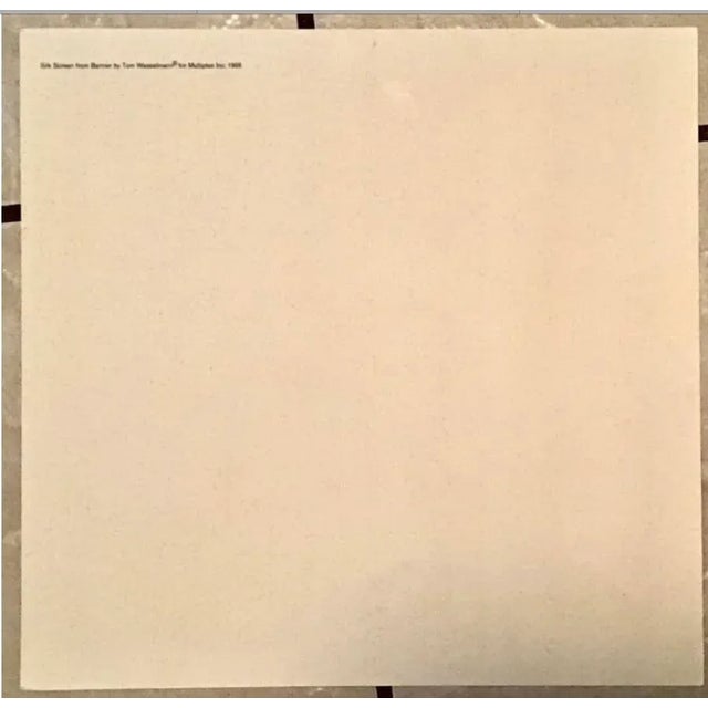 Mid 20th Century Tom Wesselmann 1931–2004 Great American Nude for Banner For Sale - Image 5 of 8