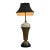 Floral Bouquet Table Lamp, Vintage For Sale