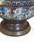 1910 Meiji Period Japanese Cloisonné Lamp With Wrought Iron and Enamel Shade For Sale - Image 4 of 12