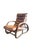 Mid-Century Modern Vintage Bamboo and Leather Chair, 1970s For Sale - Image 3 of 17