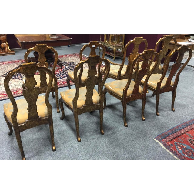Karges Tortoiseshell Dining Chairs Set of 6 Chairish