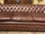 Vintage Chesterfield Three-Seater Sofa in Brown Leather, 2010s For Sale - Image 3 of 16
