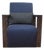 Paris Lounge Chair, Café Latte Cerused Oak For Sale
