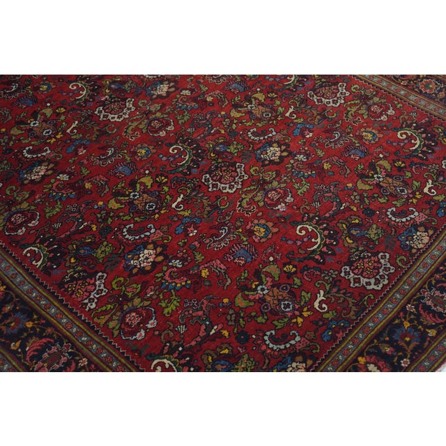 Antique Halvai Bijar Rug 4'7'' X 7'0'' For Sale In New York - Image 6 of 12