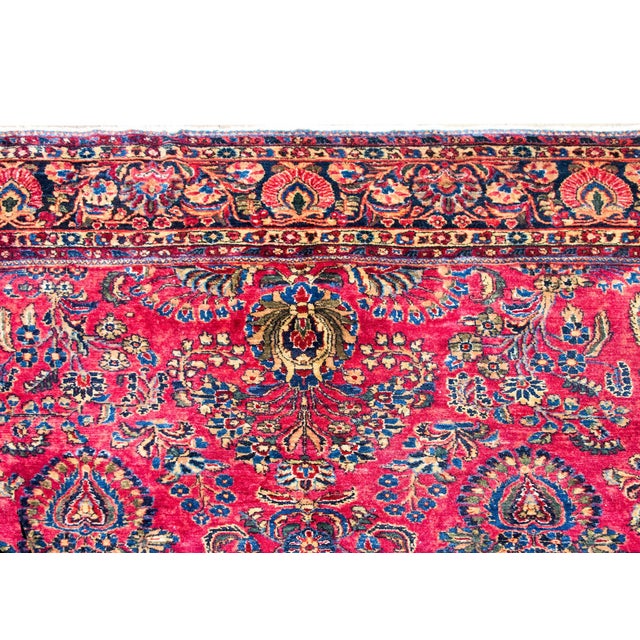 Early 20th Century Persian Sarouk Rug For Sale - Image 4 of 15