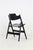 Egon Eiermann Black SE18 Folding Chair by Egon Eiermann for Wilde + Spieth, 1950s For Sale - Image 4 of 15