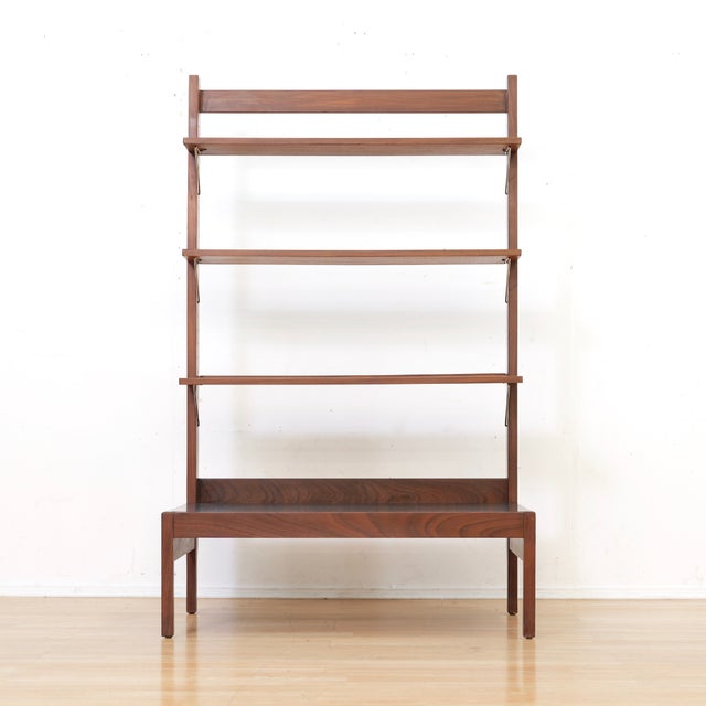 Mid Century Bookcase Room Divider by Guy Rogers For Sale In Los Angeles - Image 6 of 10