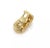 Cartier Cartier Neptune Double C Basket Weave 18k Yellow Gold Earrings With Paper - 2 Pieces For Sale - Image 4 of 7