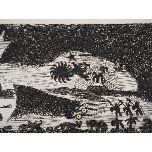Aimé Montandon, Rio at Night, Etching For Sale - Image 6 of 8