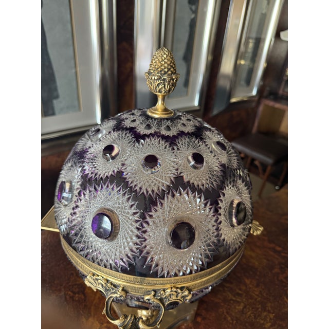 1960s Cut Crystal Vodka Server Signed by the Artist For Sale - Image 10 of 11