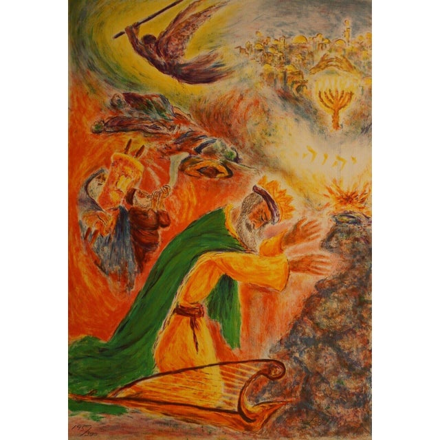 Artist: Ira Moskowitz Title: Song of Songs X Medium: Lithograph Signed: Hand Signed Edition: From the edition of 300...