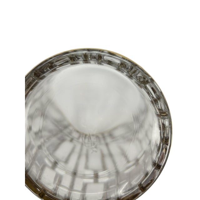 1960s Set of Four Imperial Glass Rocks Glass With 22-Karat Gold in the “Shoji” Design For Sale - Image 5 of 7