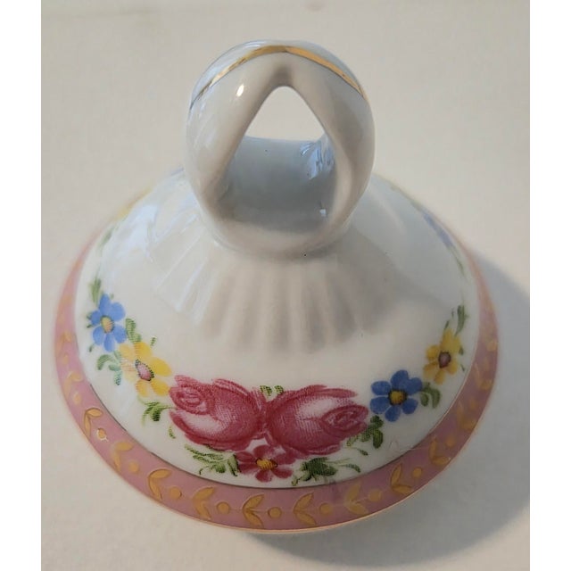 Victorian Vintage Rs Royal Scotland Miniature Porcelain Teapot With 24k Gold For Sale - Image 3 of 3