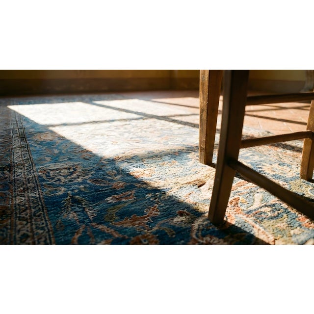 Beautiful Antique Persian Malayer Runner With All-Over Herati Pattern For Sale - Image 12 of 13
