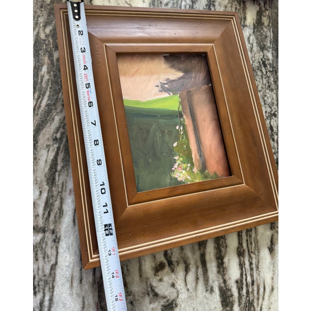 2025 Original Julian Merrow-Smith Provence Landscape “Shade and Roses”, Framed For Sale - Image 10 of 10