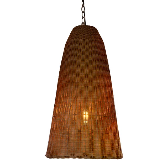Oasis Resin-Woven Indoor-Outdoor Lantern For Sale