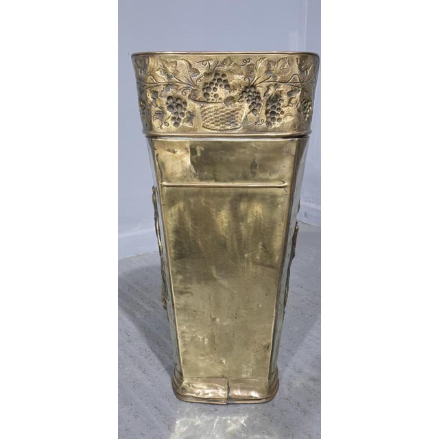 Antique Brass Stick Stand, 1880 For Sale - Image 3 of 8