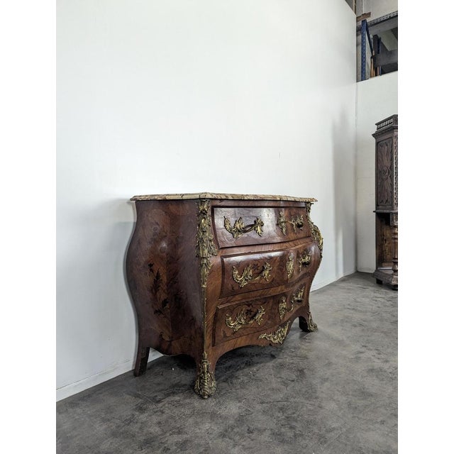 Hollywood Regency Regency Style Tombeau Chest of Drawers, Late 19th Century For Sale - Image 3 of 13