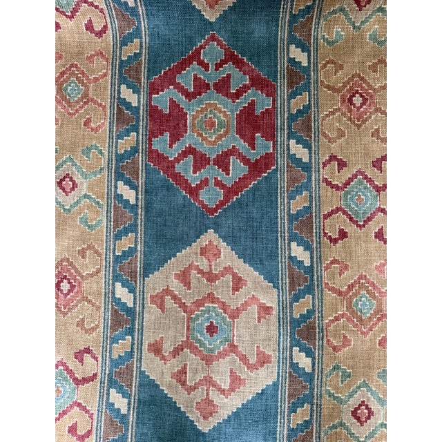 Textile 2 1/2 Yard Lee Jofa / Mulberry Home Nomad Kilim Stripe Upholstery Fabric For Sale - Image 7 of 7