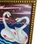 Original Acrylic Swan Painting by Tatiana Duperault, Gilded Wood Frame, 13" X 16" For Sale - Image 4 of 6