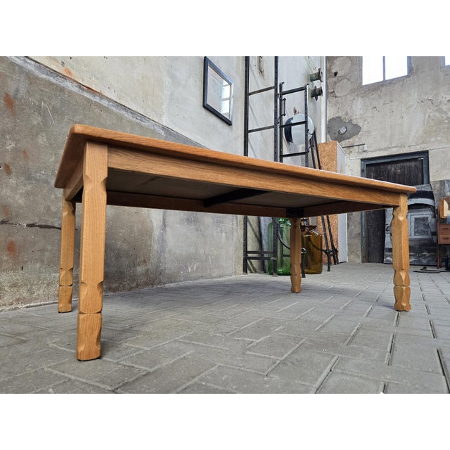 Mid-Century Danish Coffee Table in Oak and Green Ceramic, 1970s For Sale - Image 9 of 16