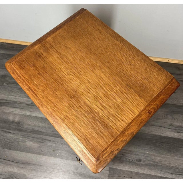 Vintage French Oak Bedside Tables, Set of 2 For Sale - Image 11 of 14