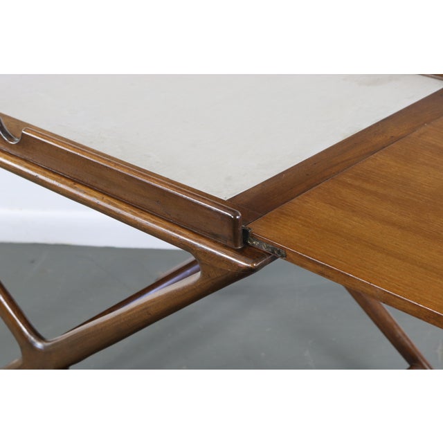 Brown Stunning Bar Cart by Cesare Lacca for Baker Furniture For Sale - Image 8 of 12