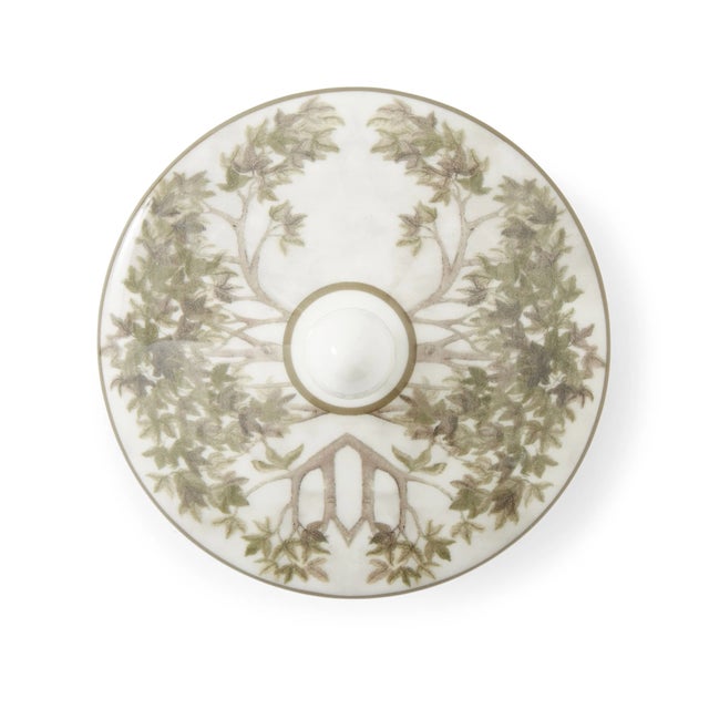 Mid-Century Modern Vintage MCM Spode Kit Kemp Tall Trees Covered Sugar Bowl For Sale - Image 3 of 4