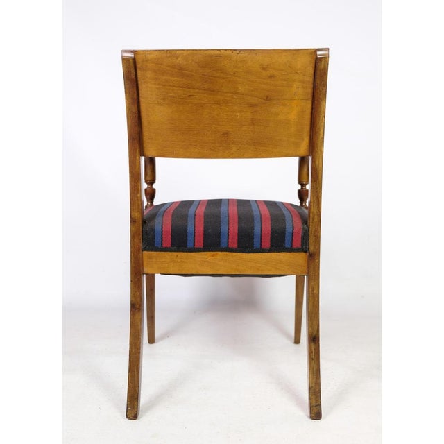 Wood Set of Antique Empire Style Armchairs in Mahogany, 1920s For Sale - Image 7 of 11