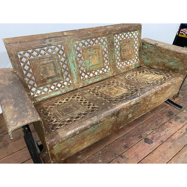1950s Bunting Iron Porch Glider For Sale In New York - Image 6 of 15