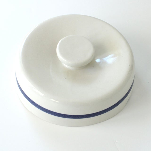 French Country Ext LRG European Style Salt Glazed Stoneware Crock/3 Gal For Sale - Image 3 of 9