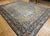 Persian Vintage Persian Tabriz Rug, Hand-Knotted Wool, Herati Geometric Pattern, Navy & Camel, 10x13 For Sale - Image 3 of 13