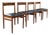 Mid-Century Danish Teak Dining Chairs, 1960s, Set of 4 For Sale
