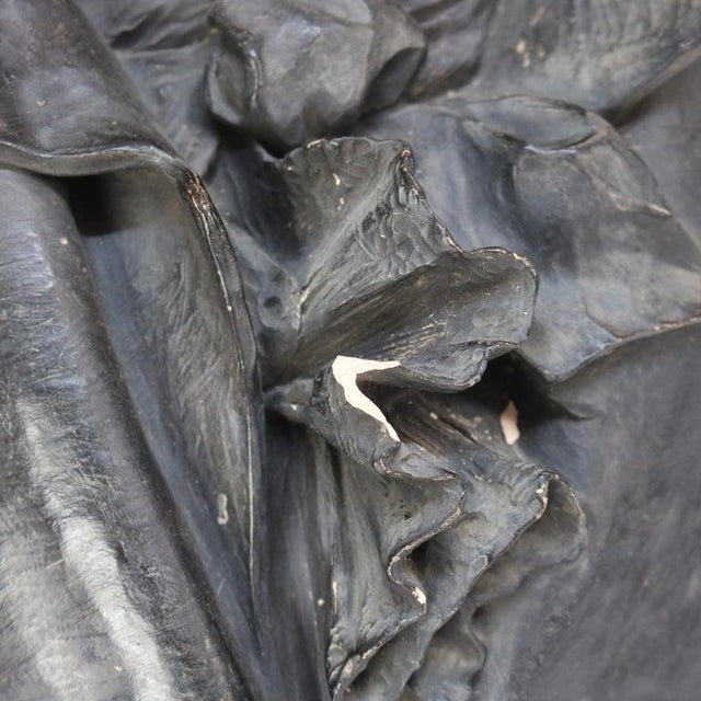 Antique Terra Cotta Life Sized Bust of Beethoven Signed C1890 For Sale - Image 4 of 12