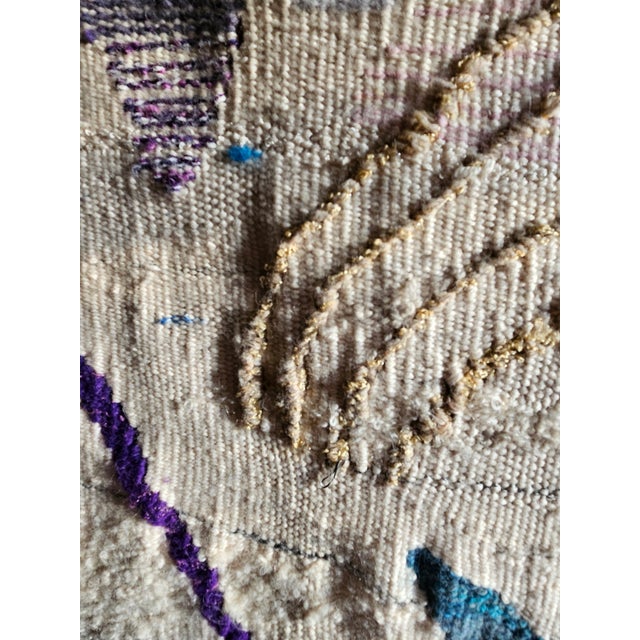 Textile Triangle VI: Law of Three Series - Hand Woven Contemporary Tapestry For Sale - Image 7 of 9