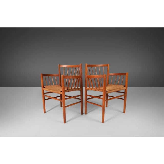 Jørgen Baekmark A Dining Chairs by Jørgen Baekmark for FDB Møbler, Denmark, circa 1950s - Set of 4 For Sale - Image 4 of 10