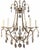 French Dennis and Leen Formations French Crystal Primitive Chandelier For Sale - Image 3 of 6