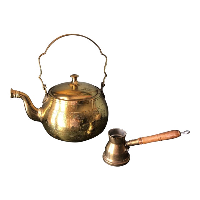 Vintage Tea Pot and Creamer - 2 Piece Set For Sale