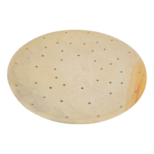 Large African Art Stone Fruit Bowl, 1980 For Sale