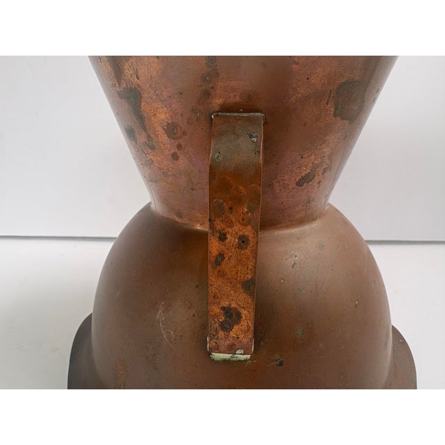Vintage Flemish Copper b.m. Co. Double-Handled Vase, No. 5012 For Sale - Image 11 of 12