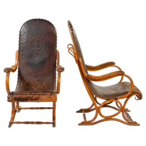 Set of Bentwood Model No. 1 Armchairs Thonet, 1900