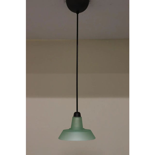 1990s Modern Murano Green Glass Pendant Lamp For Sale - Image 9 of 9