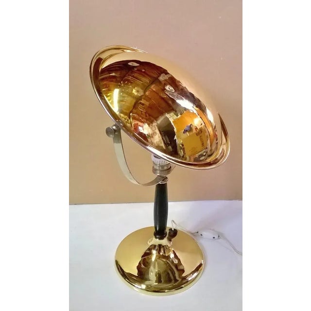 This Zerowatt table lamp is in excellent condition. Working. This piece has an attribution mark, I am sure that it is...